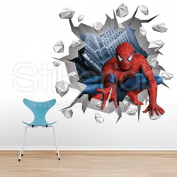 3D Spiderman stiker