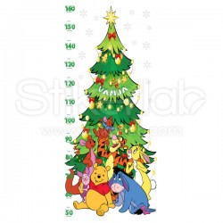 Novogodišnja družina visinometar