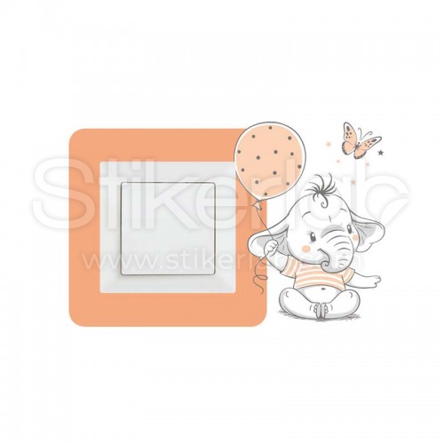 Sloncici stiker oko prekidaca
