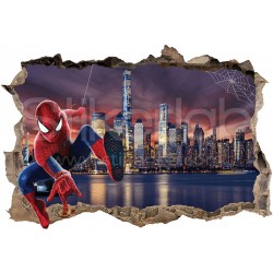 3D Spiderman 3 stiker