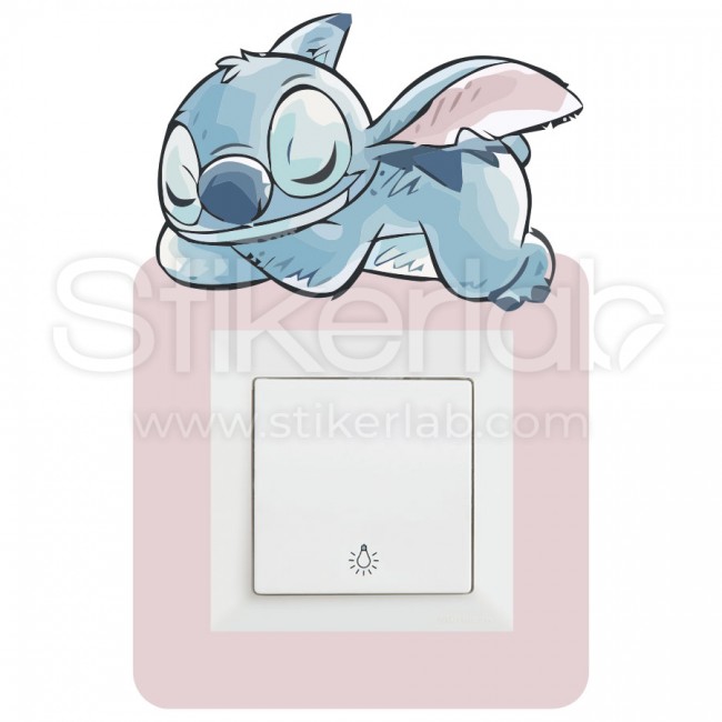 Stitch 2 stiker oko prekidaca