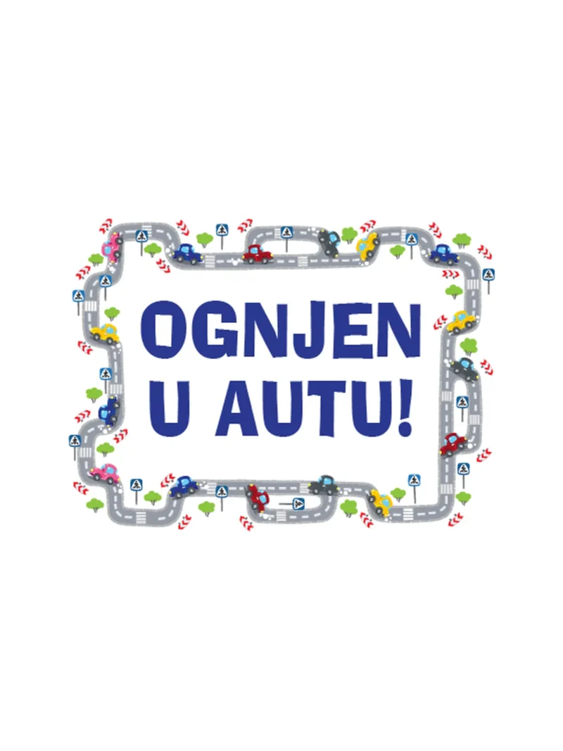 Automobili, nalepnica Beba u autu