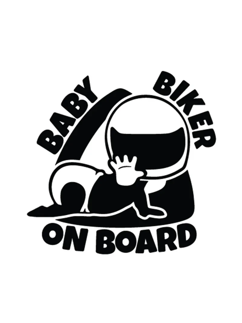 Baby biker, nalepnica Beba u autu