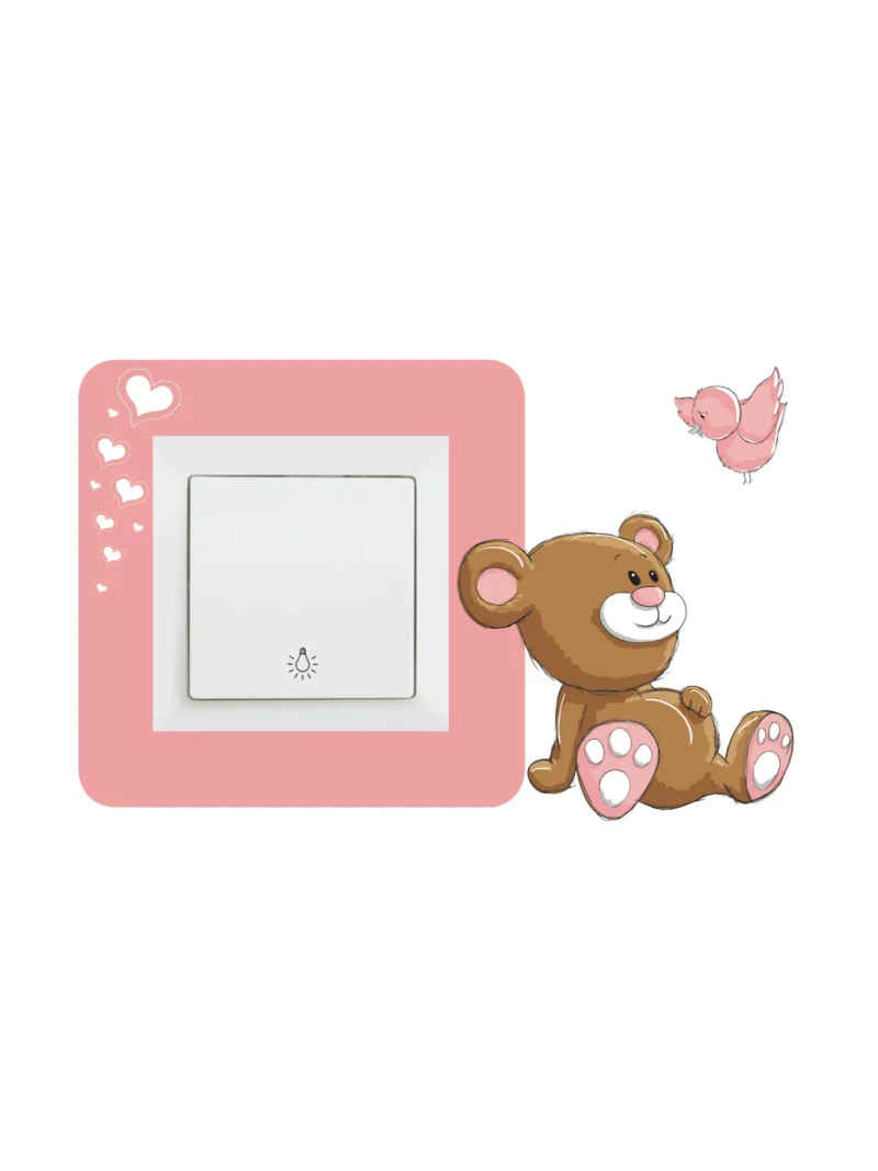 Baby girl stiker oko prekidaca