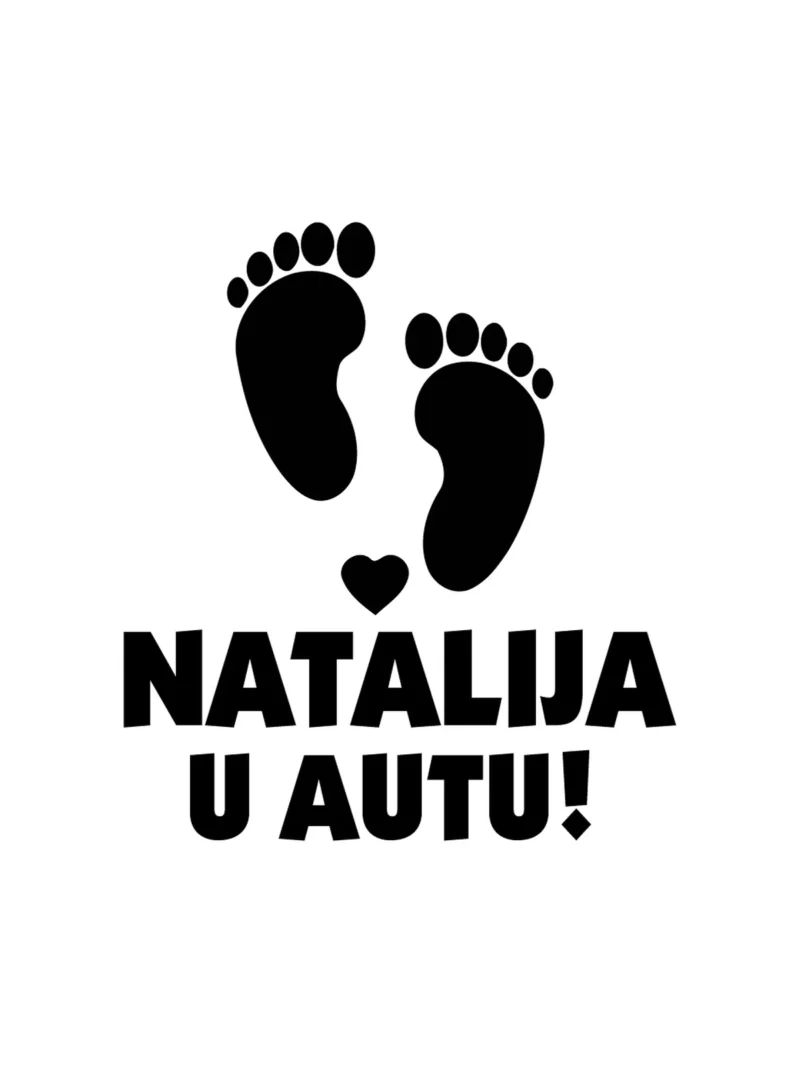 Baby on board 15, nalepnica Beba u autu