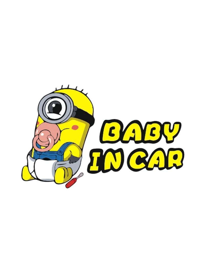 Baby on board 18, nalepnica Beba u autu