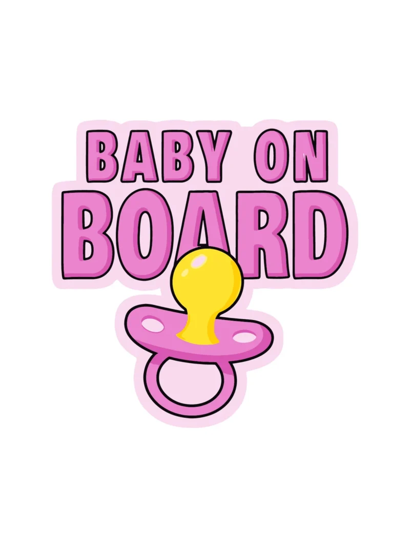 Baby on board 22, nalepnica Beba u autu