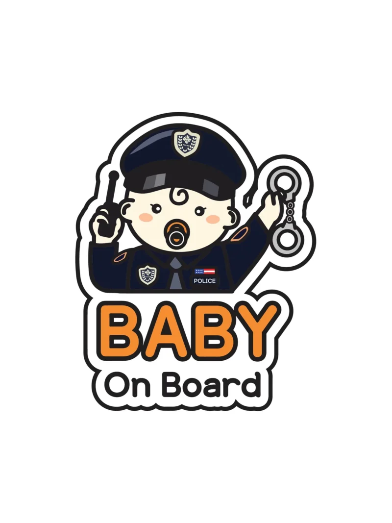 Baby on board 24, nalepnica Beba u autu