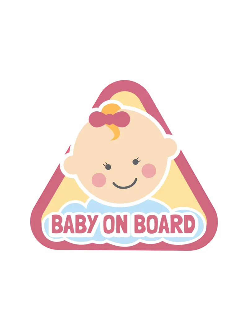 Baby on board 25, nalepnica Beba u autu