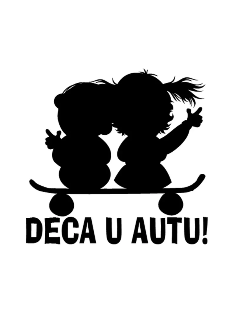 Baby on board 4, nalepnica Beba u autu