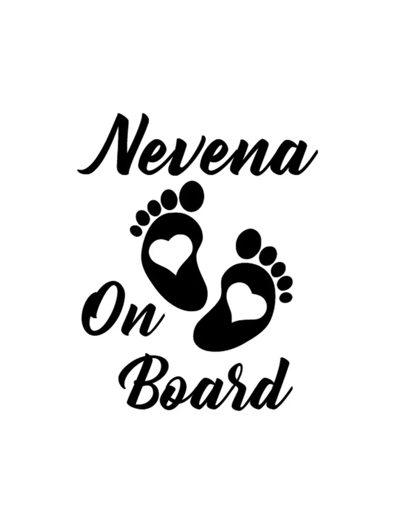 Baby on board, nalepnica Beba u autu