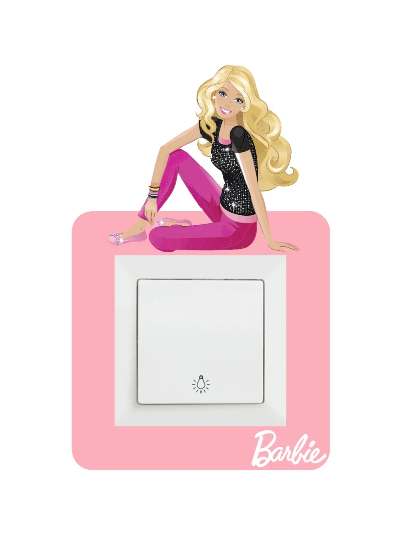 Barbie stiker oko prekidaca