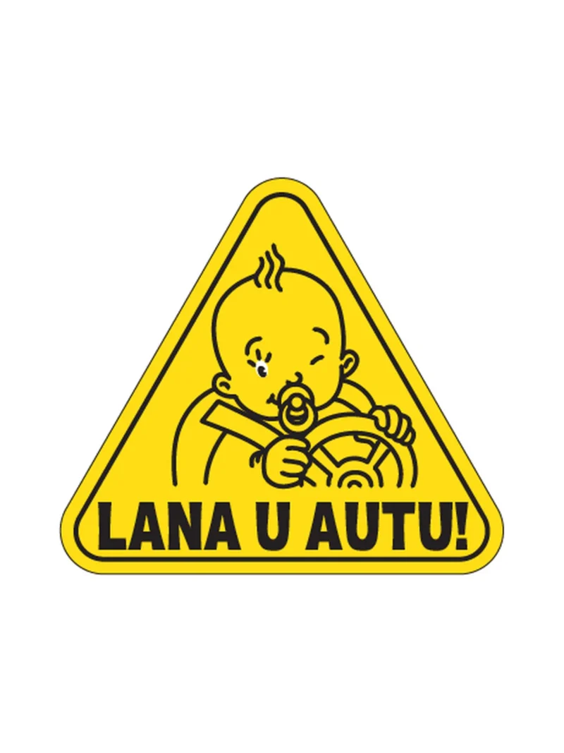 Beba u autu, nalepnica Beba u autu