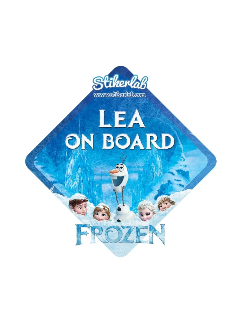 Frozen 1, nalepnica Beba u autu