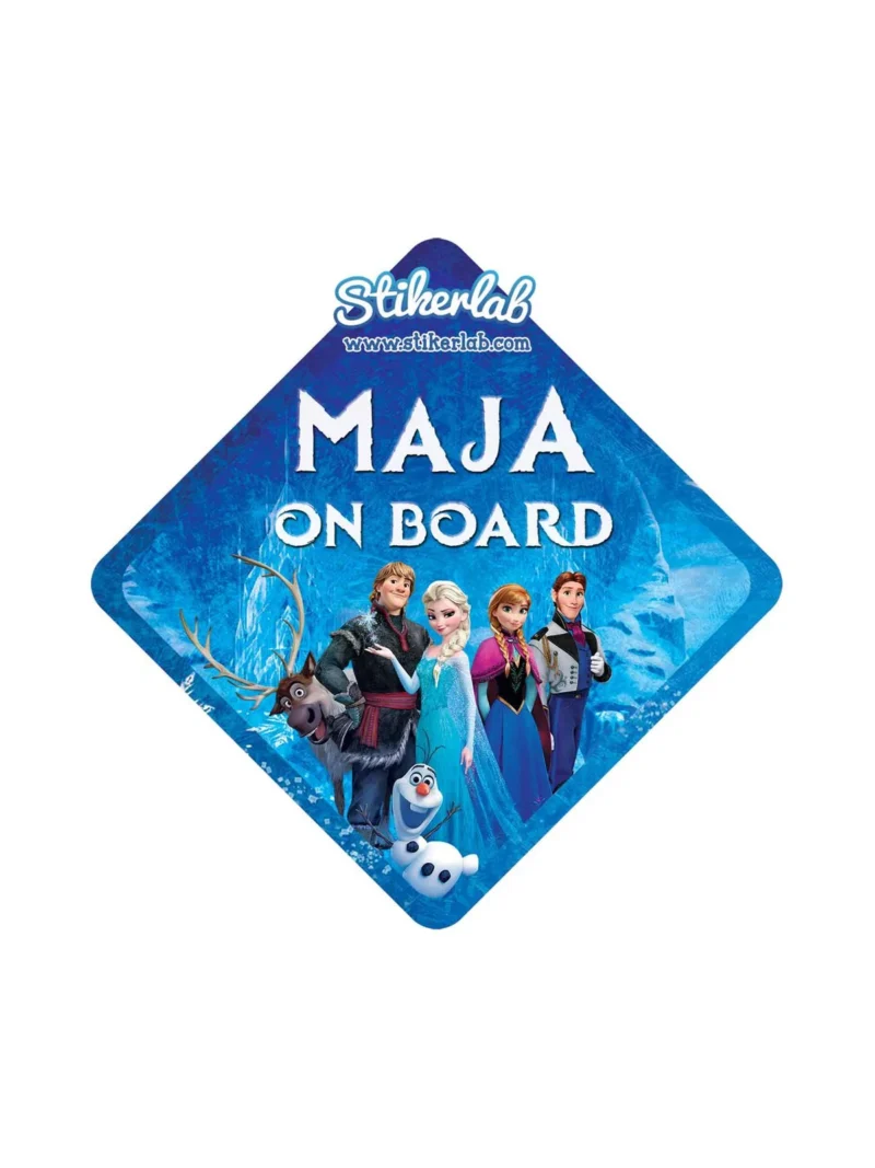 Frozen 4, nalepnica Beba u autu