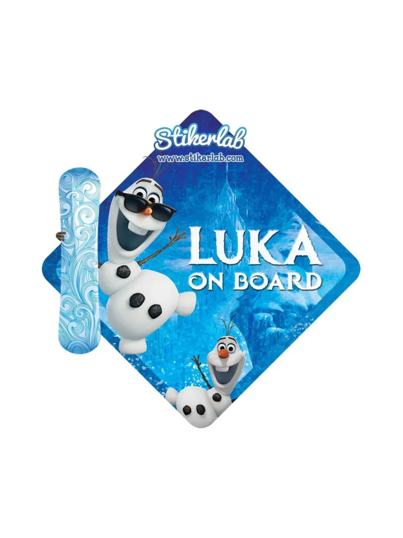 Frozen 5, nalepnica Beba u autu
