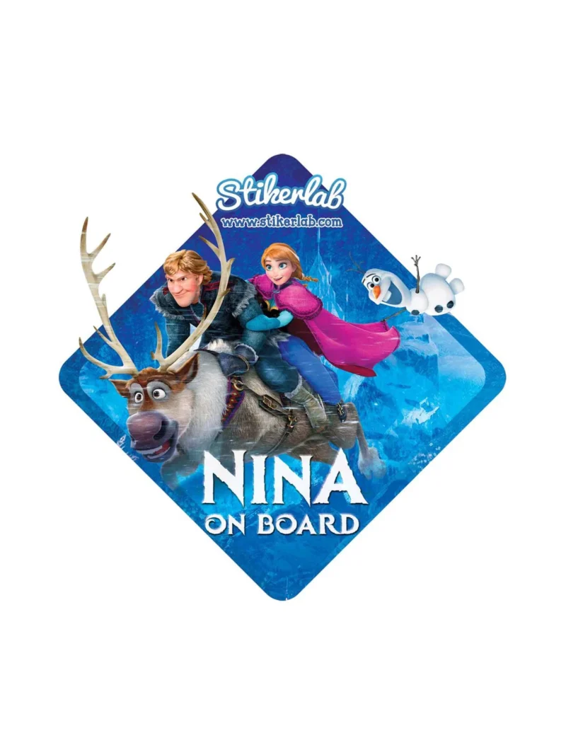 Frozen 6, nalepnica Beba u autu