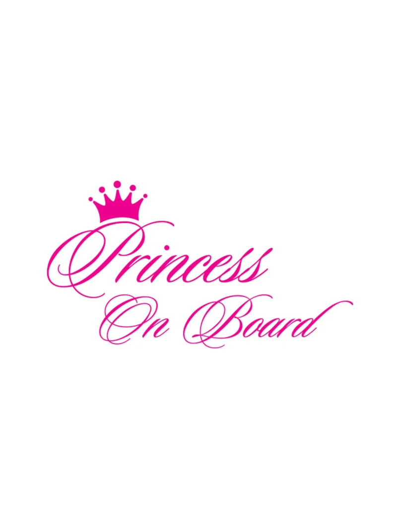 Princess 4, nalepnica Beba u autu