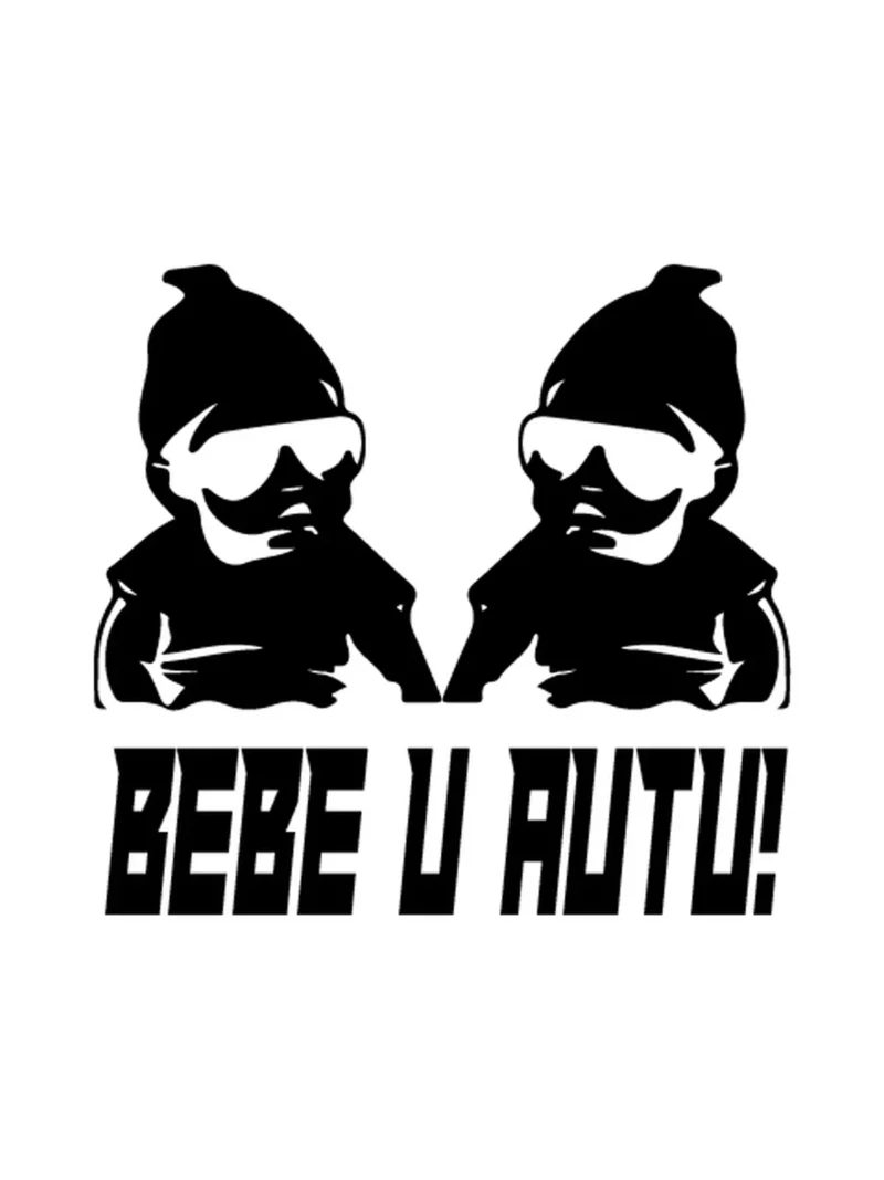 Bebe u autu 2, nalepnica Beba u autu