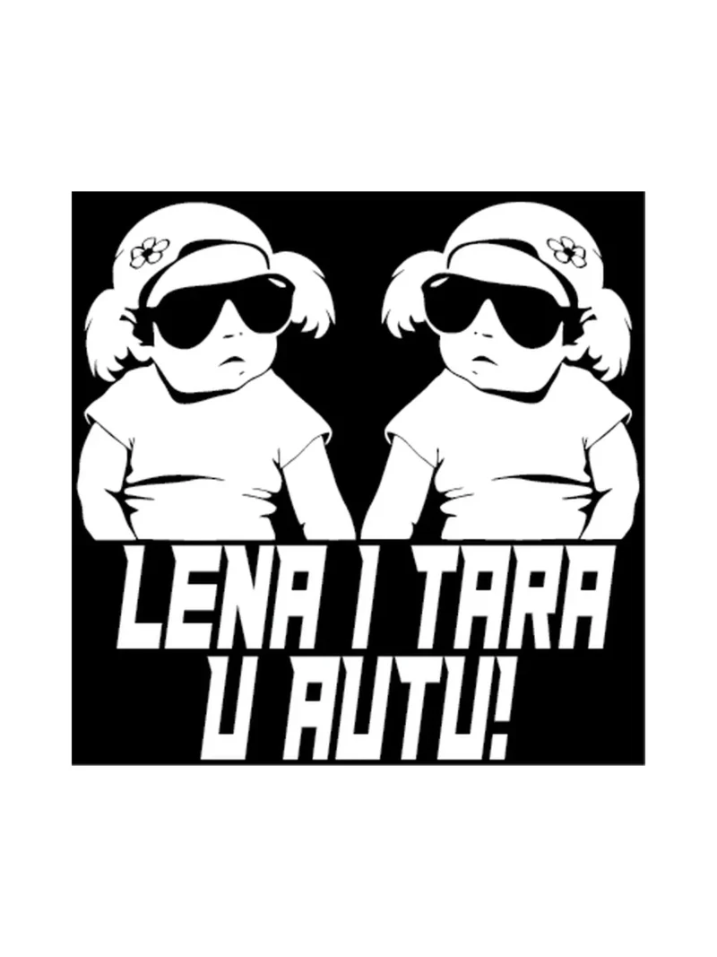 Bebe u autu 3, nalepnica Beba u autu