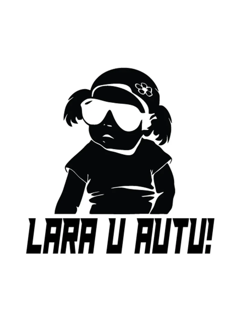 Cool baby girl, nalepnica Beba u autu