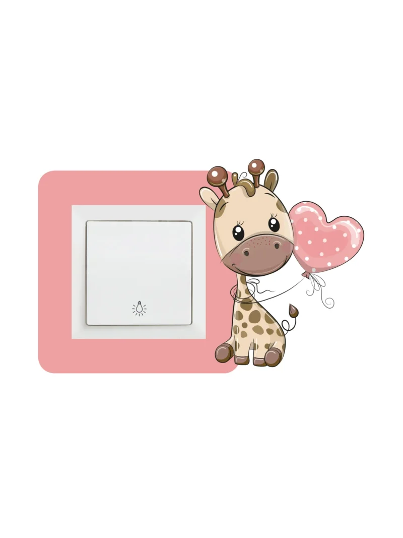 Cute balloons stiker oko prekidaca