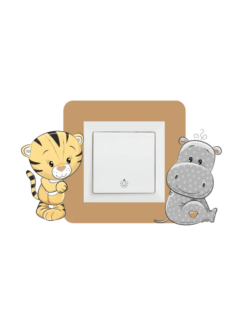 Cute jungle 1 stiker oko prekidaca