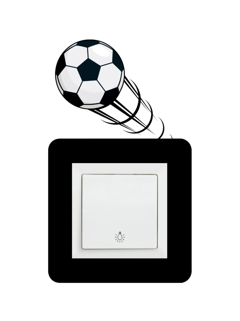 Fudbal 1 stiker oko prekidaca
