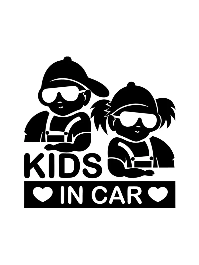 Kids on board 1, nalepnica Beba u autu