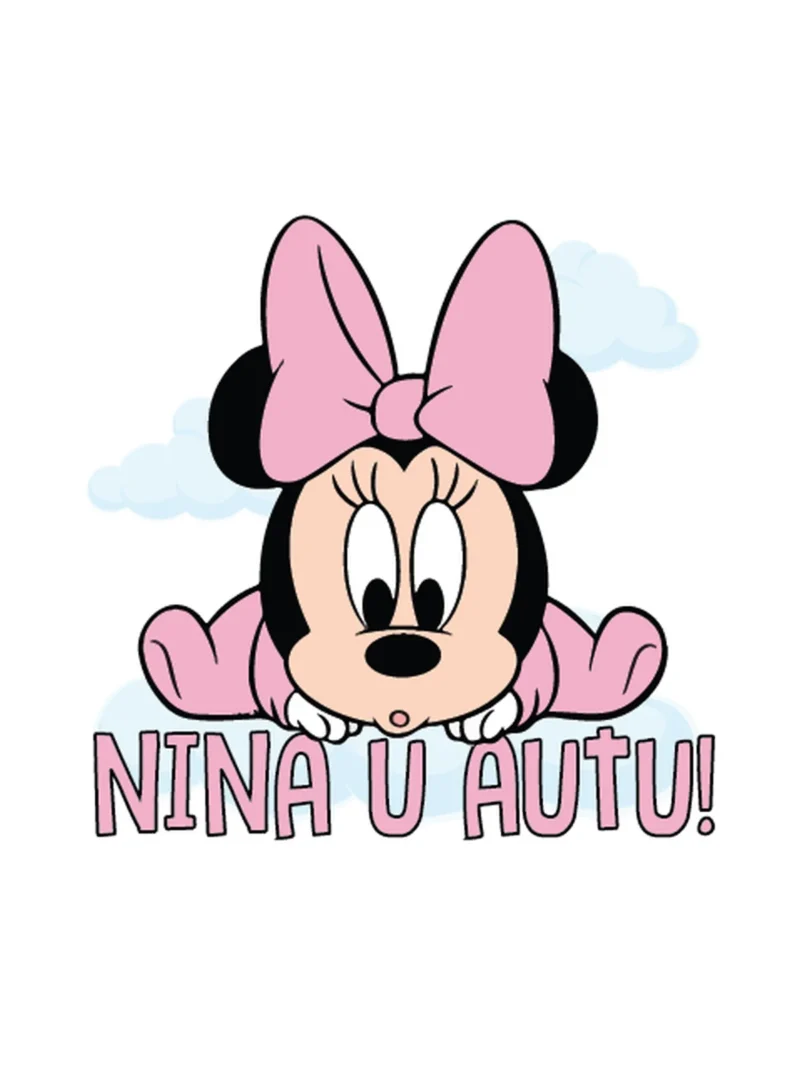 Minnie 4, nalepnica Beba u autu