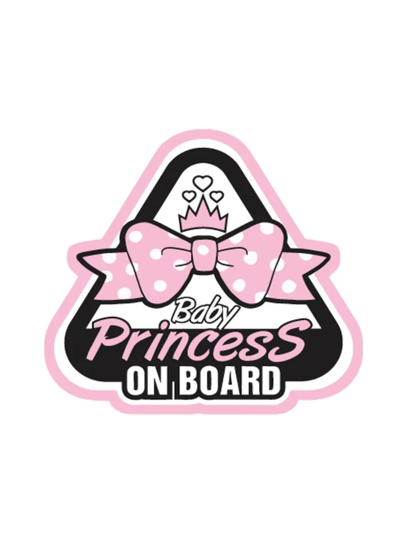 Princess 7, nalepnica Beba u autu