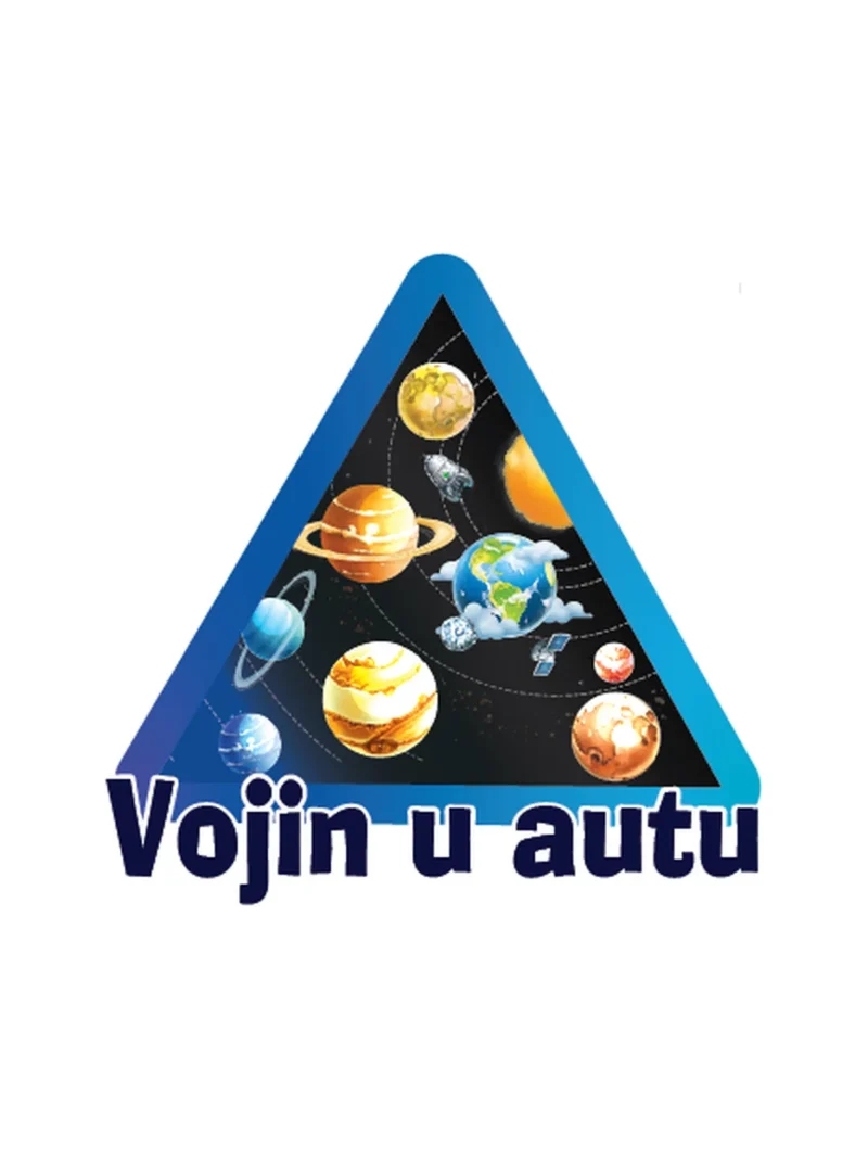 Svemir on board, nalepnica Beba u autu