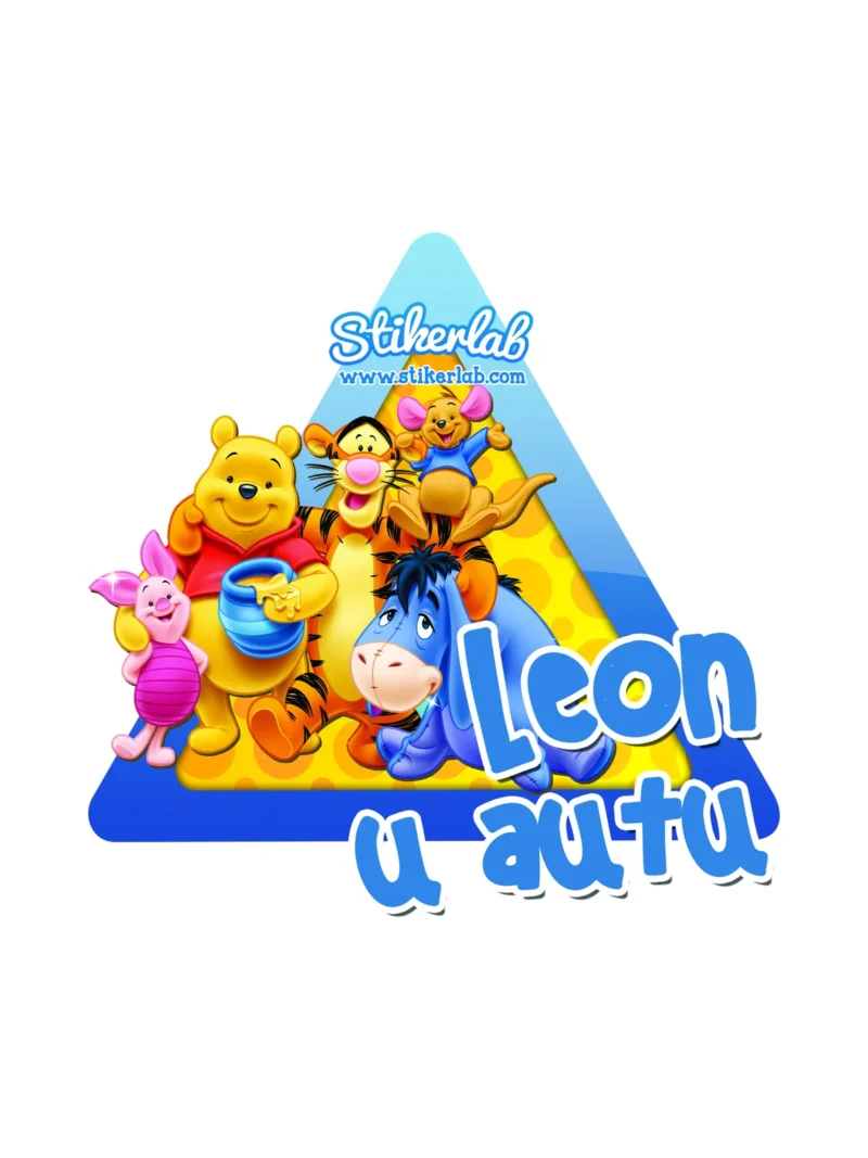 Winnie the Pooh 2, nalepnica Beba u autu