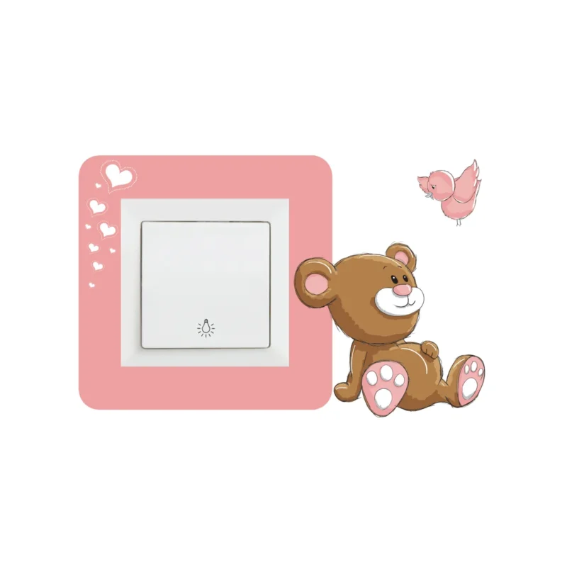 Baby girl stiker oko prekidaca