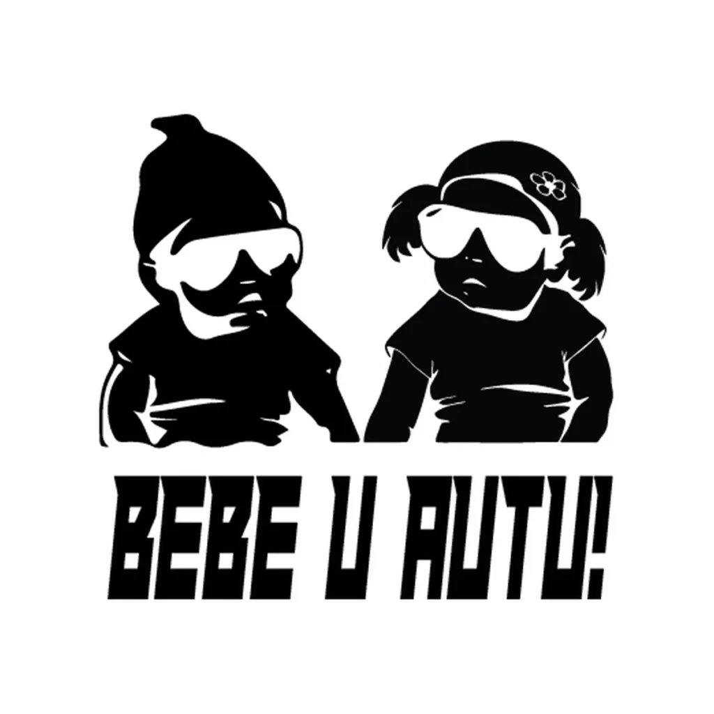 Bebe u autu 1