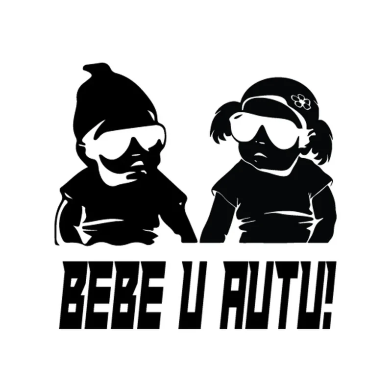 Bebe u autu 1