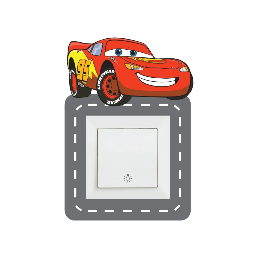 Cars stiker oko prekidaca