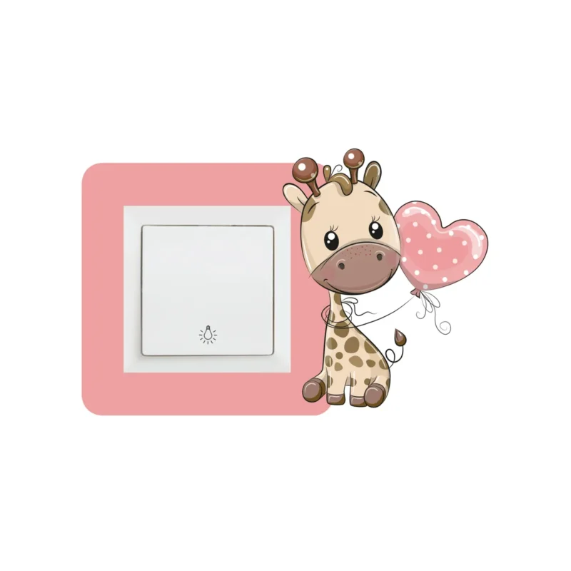 Cute balloons stiker oko prekidaca