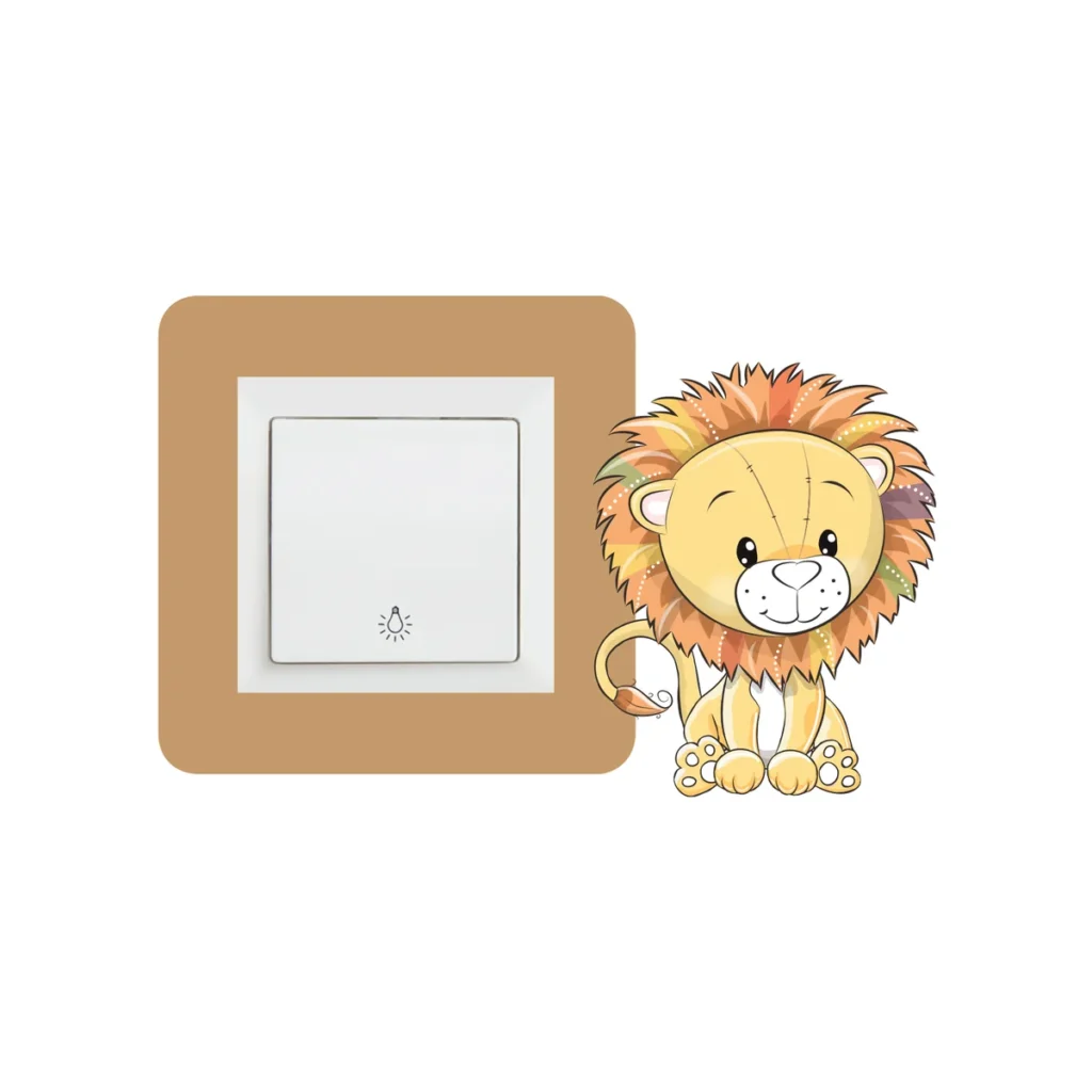 Cute jungle 2 stiker oko prekidaca