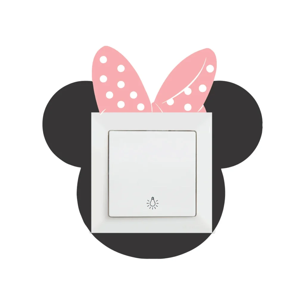 Minnie 6 stiker oko prekidaca