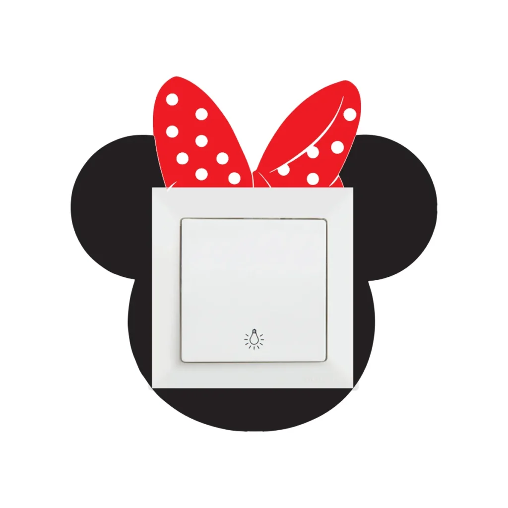 Minnie 7 stiker oko prekidaca