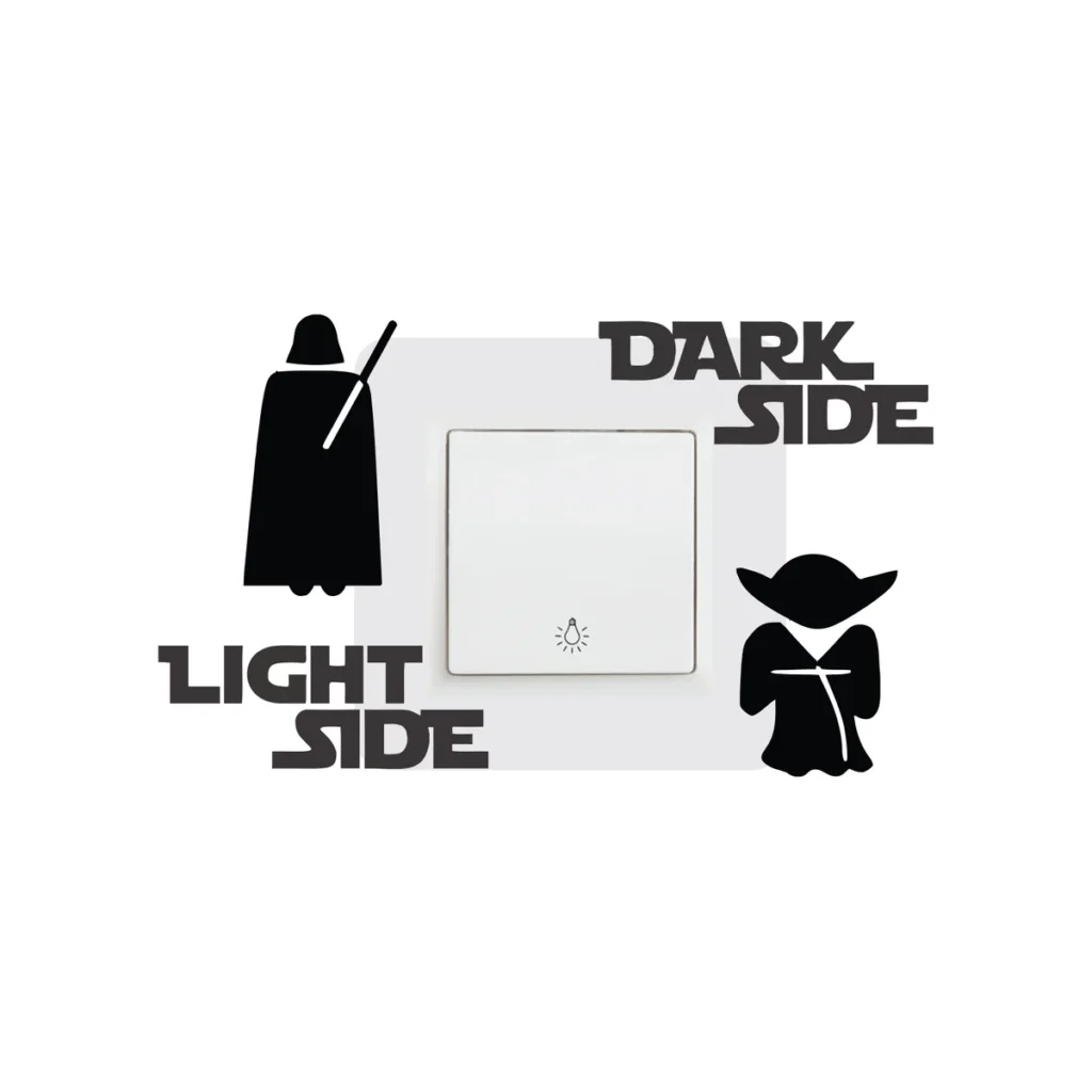 Starwars 1 stiker oko prekidaca