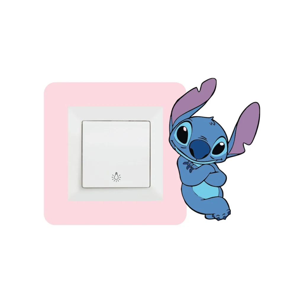 Stitch 1 stiker oko prekidaca