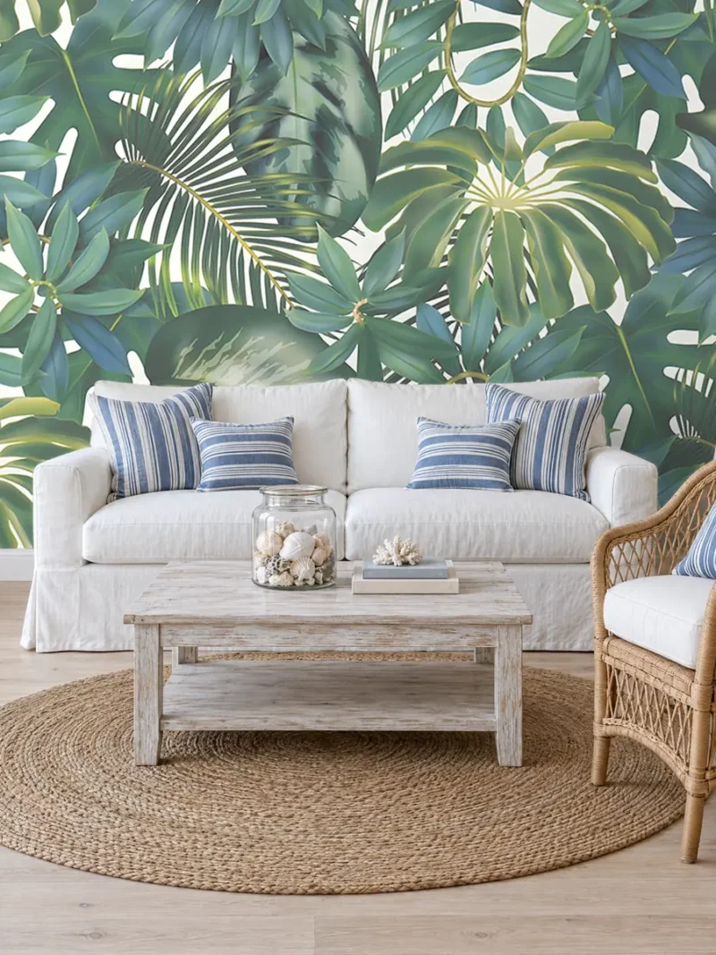 Dezen TROPICAL 61 na zidu dnevne sobe