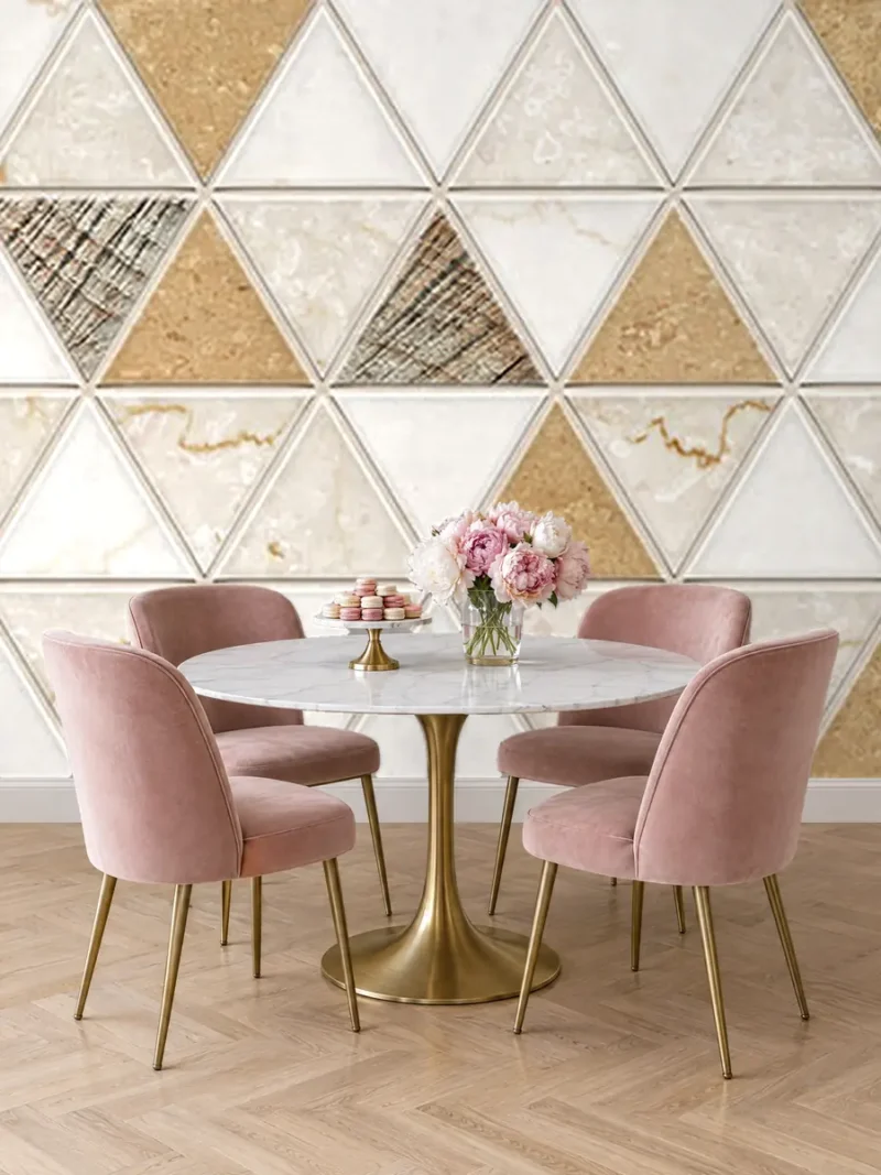 Dezen GEOMETRIC 27 na zidu kuhinje