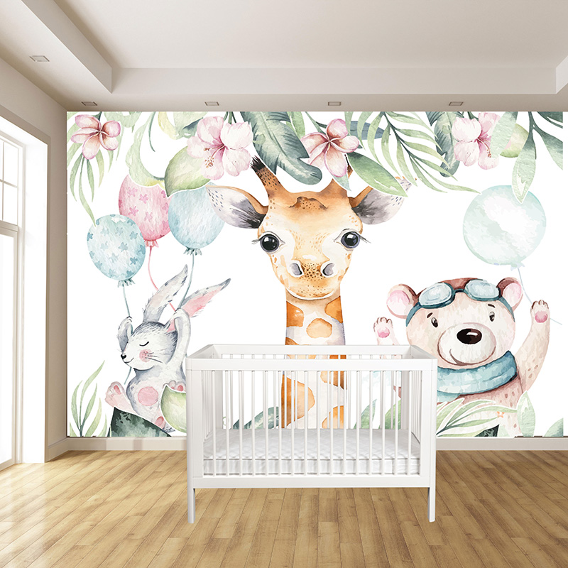 Foto tapete Painted jungle, foto tapeta na zidu