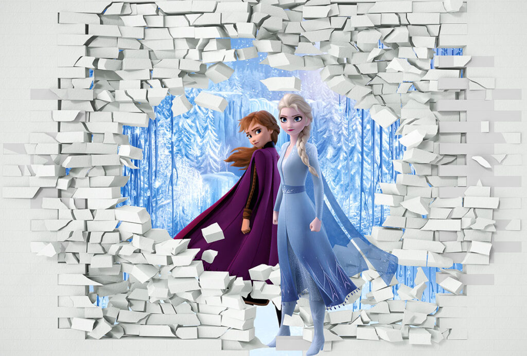 Ceo dezen Foto Tapete 3D Frozen 3