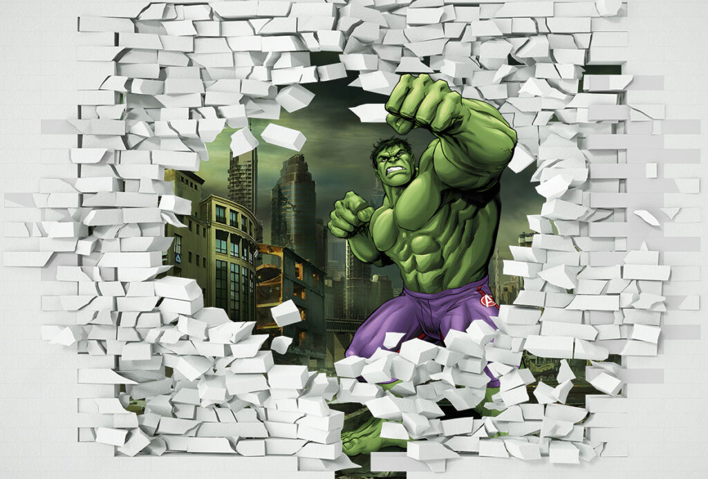 Ceo dezen Foto tapete 3D Hulk 2