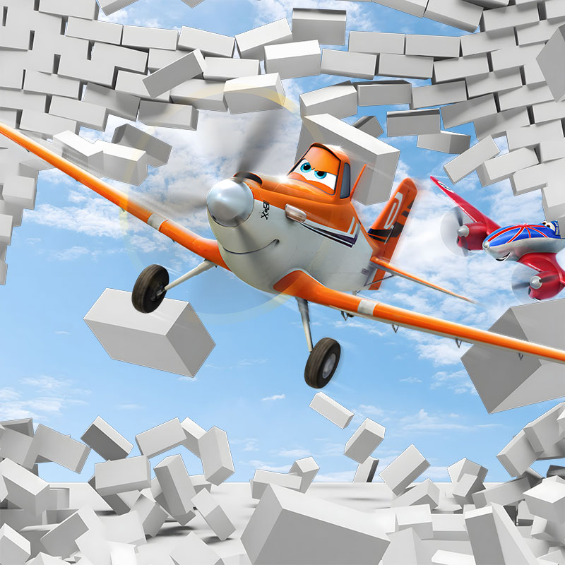 Foto Tapete 3D Planes 1, foto tapeta na zidu