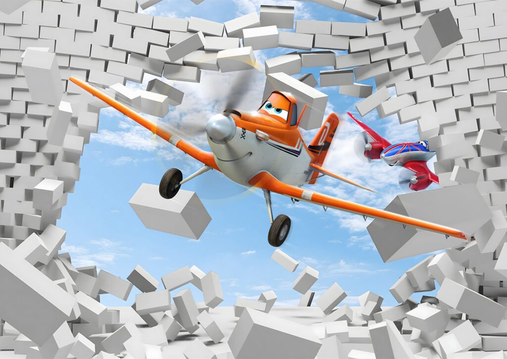 Ceo dezen Foto Tapete 3D Planes 1